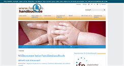 Desktop Screenshot of familienhandbuch.de